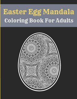 Couverture_Easter Egg Mandala Coloring Book For Adults