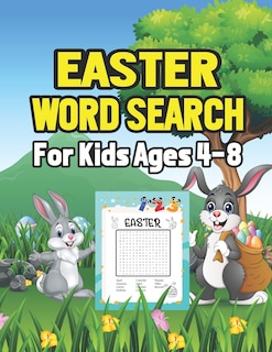 Couverture_Easter Word Search For Kids Ages 4-8