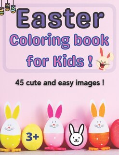 Front cover_Easter Coloring book for kids !