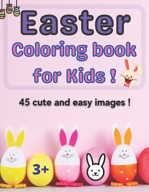 Front cover_Easter Coloring book for kids !