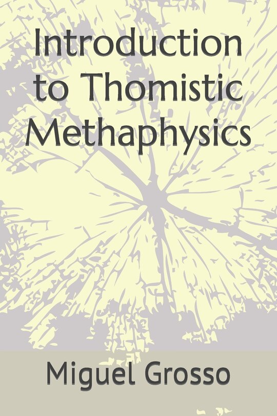 Couverture_Introduction to Thomistic Methaphysics