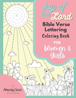 Front cover_Joy of the Lord Bible Verse Lettering Coloring Book for Women & Girls