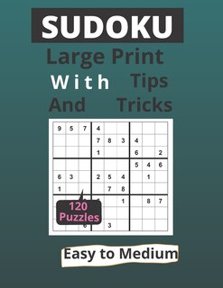 Couverture_Sudoku Large Print With Tips and Tricks