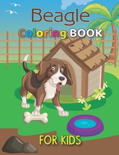 Front cover_Beagle Coloring Book For Kids