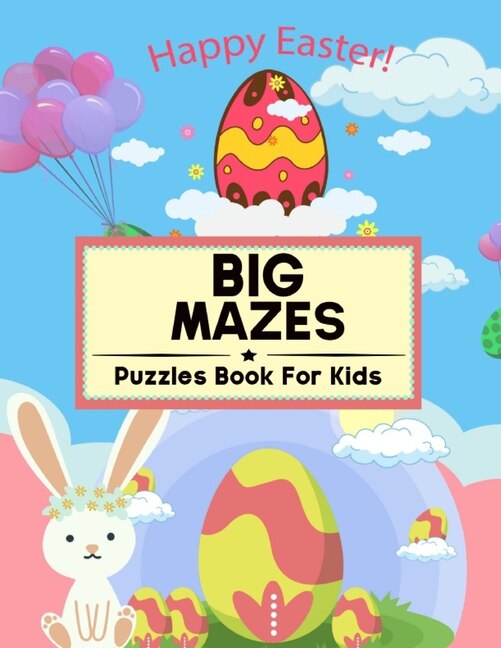 Couverture_Big Mazes Puzzles Book For Kids