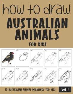 Front cover_How to Draw Australian Animals for Kids