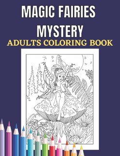 Front cover_Magic Fairies Mystery Adults Coloring Book