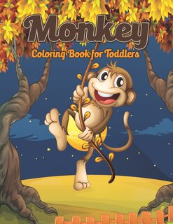 Front cover_Monkey Coloring Book for Toddlers