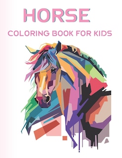 Front cover_Horse Coloring Book For Kids