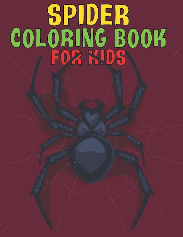 Couverture_Spider Coloring Book For Kids