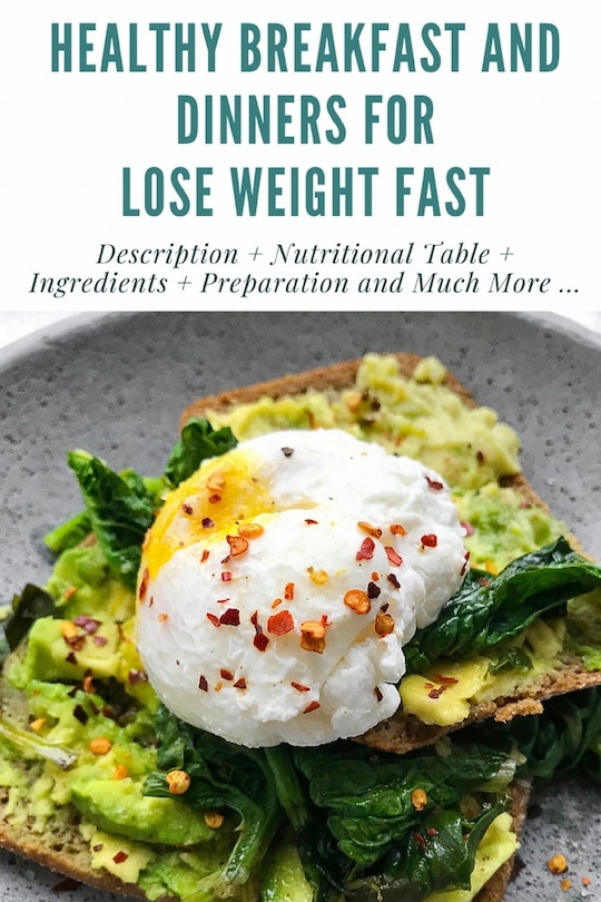 Couverture_Healthy Breakfast and Dinners for Lose Weight Fast