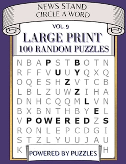 News Stand Circle a Word Vol.9: Large Print 100 Random Puzzles