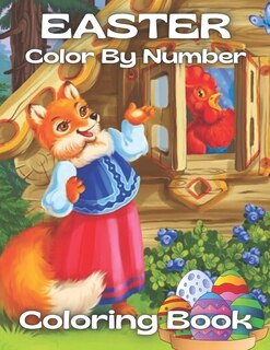 Front cover_Easter Color By Number Coloring Book
