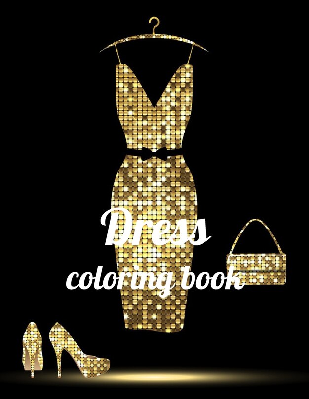 Front cover_Dress coloring book