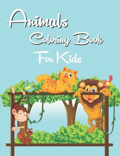 Front cover_Animals Coloring Book for Kids