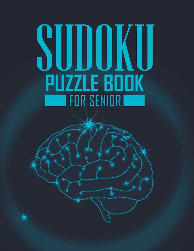 Front cover_sudoku puzzle book for Senior