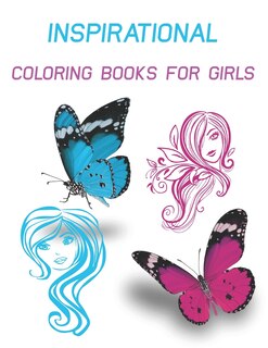 Front cover_Inspirational Coloring Books For Girls
