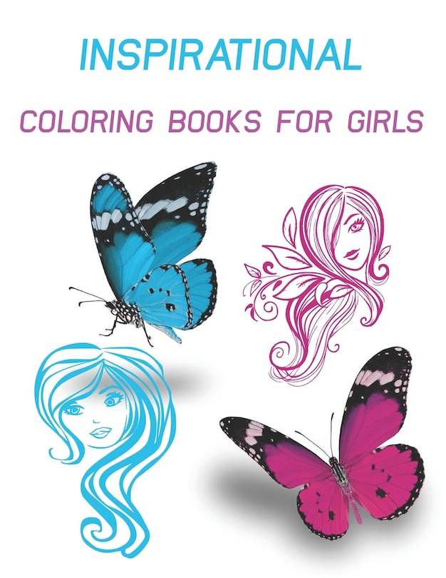 Front cover_Inspirational Coloring Books For Girls