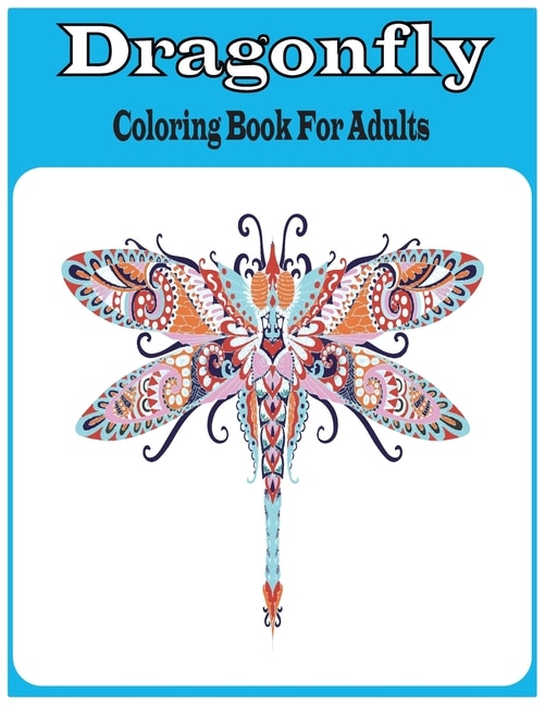 Front cover_Dragonfly Coloring Book For Adults