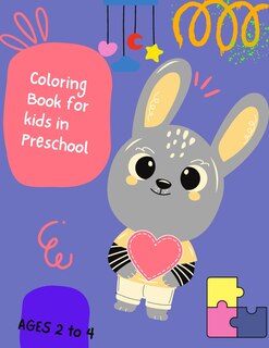 Couverture_Coloring Book for kids in Preschool ages 2 to 4