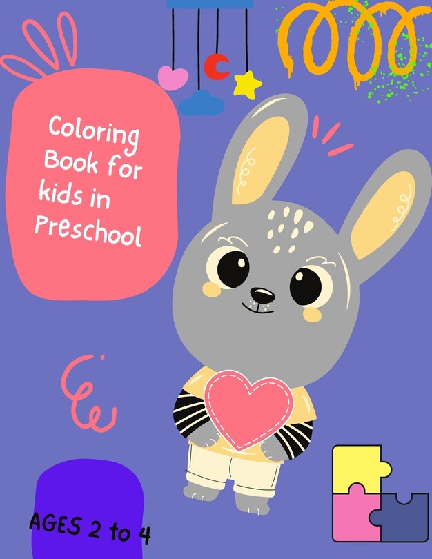 Couverture_Coloring Book for kids in Preschool ages 2 to 4