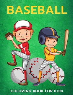 Front cover_Baseball Coloring Book for Kids