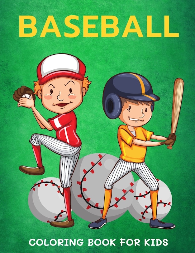 Front cover_Baseball Coloring Book for Kids