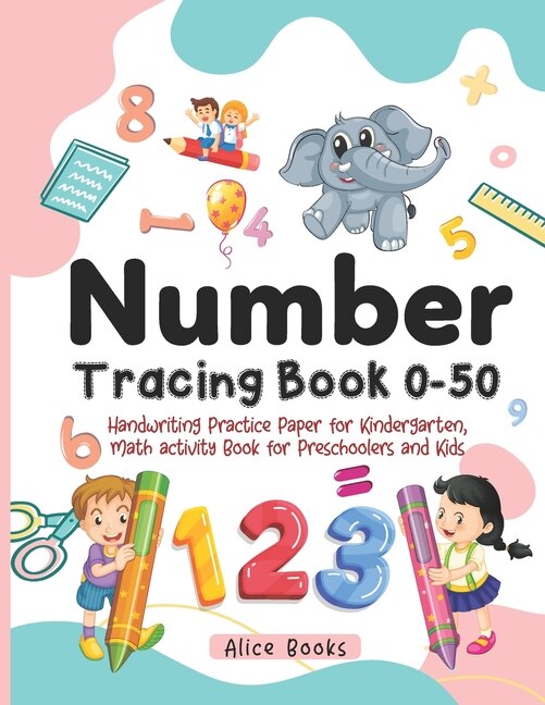 Front cover_Number Tracing Book 0 - 50