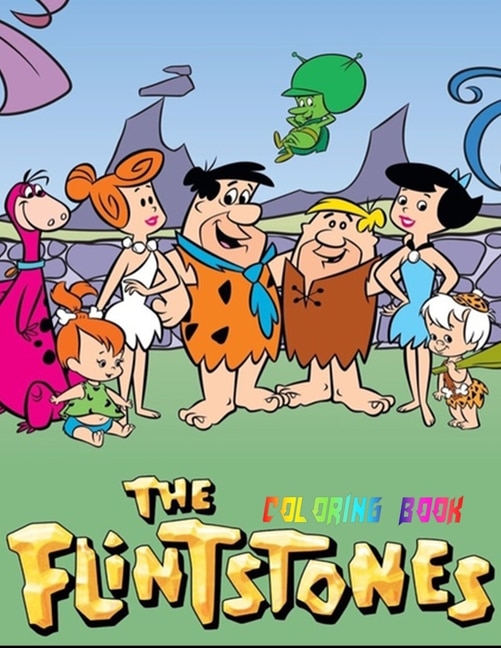 The Flintstones Coloring Book: Over 36 Pages Of High Quality The Flintstones Colouring Designs For Kids And Adults - New Coloring