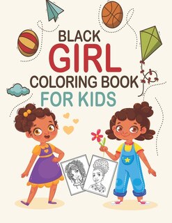 Couverture_Black Girl Coloring Book For Kids