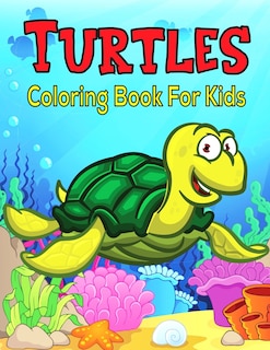 Front cover_Turtles Coloring Book For Kids