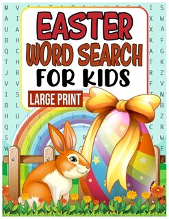 Front cover_Easter Word Search for Kids LARGE PRINT