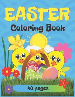 Front cover_Easter Coloring Book, 40 Pages