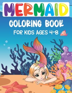 Couverture_Mermaid Coloring Book For Kids Ages 4-8