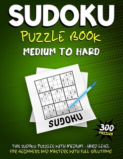 Couverture_Sudoku Puzzle Book Medium to Hard