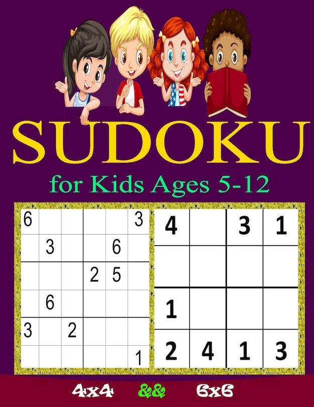 Couverture_SUDOKU for Kids Ages 5-12