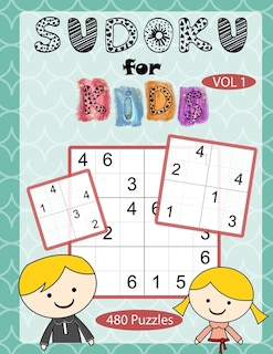 Front cover_480 Puzzles Sudoku For Kids Vol 1