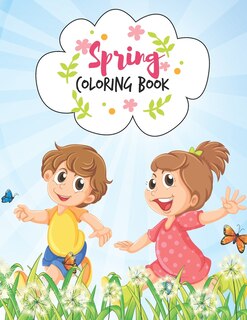 Front cover_Spring Coloring Book