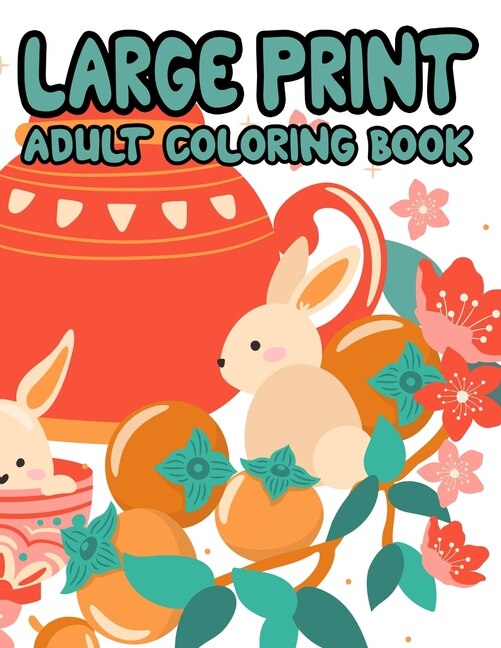Front cover_Large Print Adult Coloring Book
