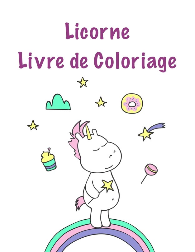 Couverture_Licorne Livre de coloriage