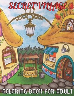 Front cover_Secret village coloring book for adult