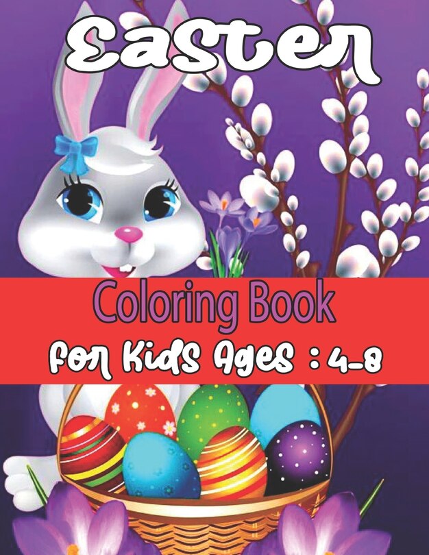 Front cover_Easter Coloring Book For kids Ages