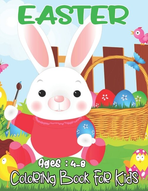 Front cover_EASTER Coloring Book For Kids