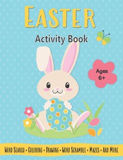 Front cover_Easter Activity Book For Kids Ages 6-8