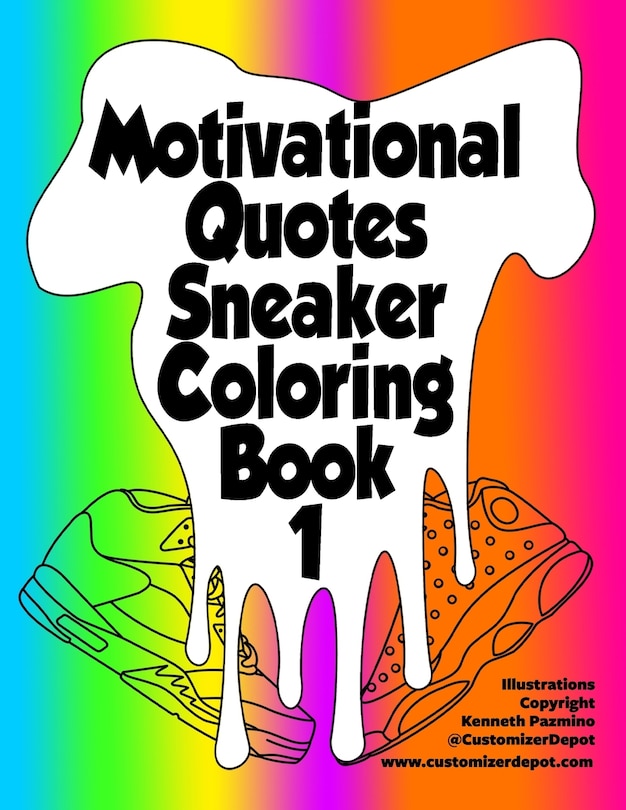 Couverture_Motivational Quotes Sneaker Coloring Book 1