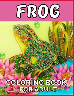 Front cover_Frog coloring book for adult