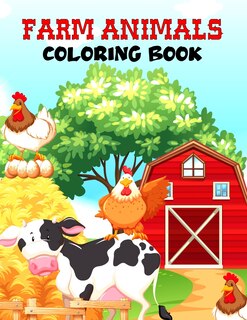 Front cover_Farm Animals Coloring Book