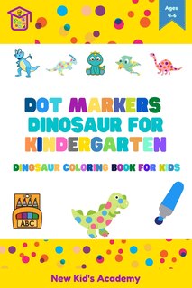Couverture_Dot markers dinosaur for kindergarten