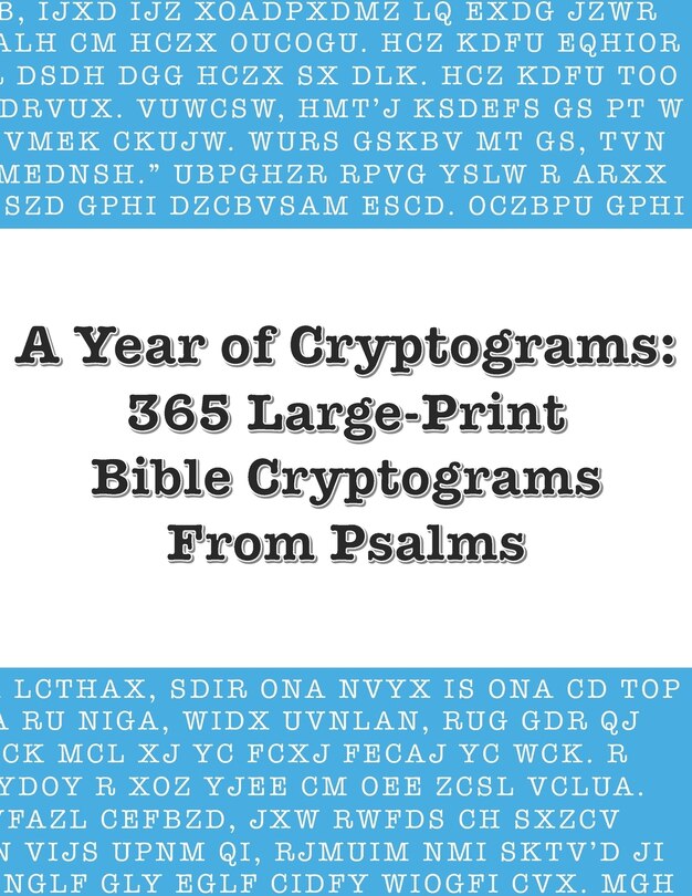 Front cover_A Year of Cryptograms