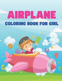 Couverture_Airplane Coloring Book For Girl